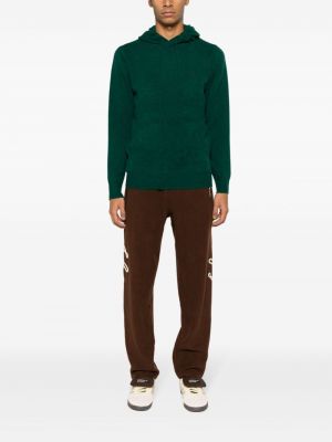 Vilnas kapučdžemperis ar izšuvumiem Mc2 Saint Barth zaļš