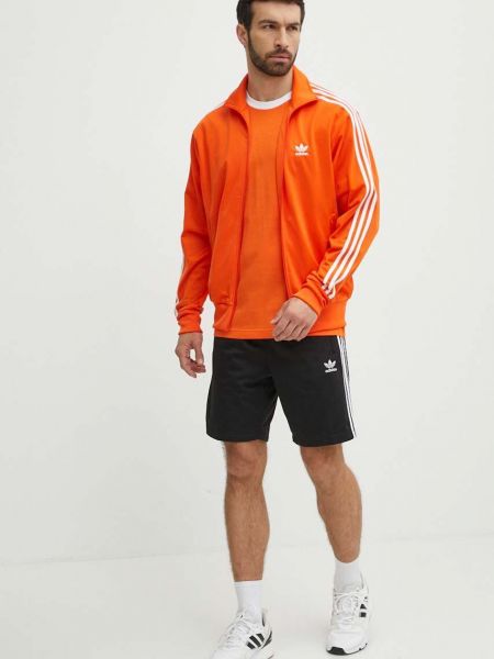 Pulover Adidas Originals oranžna