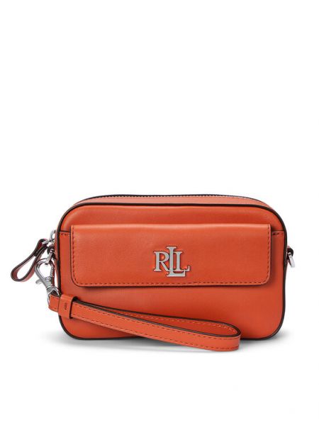 Τσάντα χιαστί Lauren Ralph Lauren πορτοκαλί