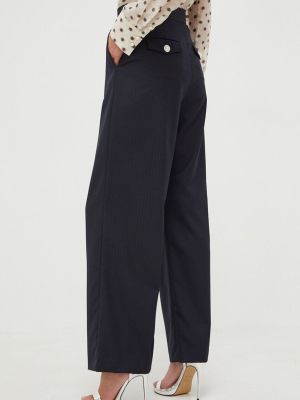 Vlněné kalhoty s vysokým pasem Custommade