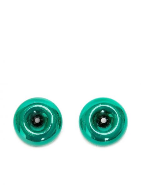 Boucles d'oreilles en cristal Jw Anderson vert