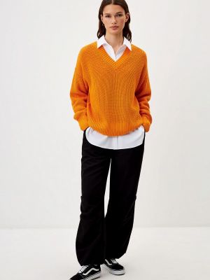 Пуловер Sela оранжевый