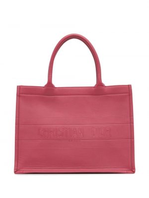 Шопинг чанта Christian Dior розово