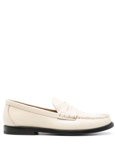 Pantofi loafer din piele Officine Creative alb