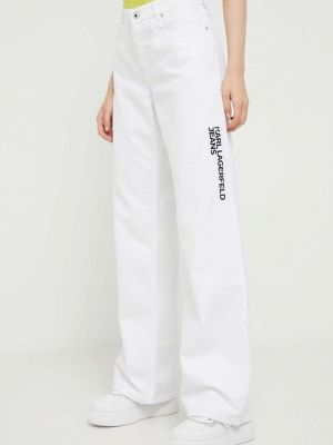 Jeansy Karl Lagerfeld Jeans białe