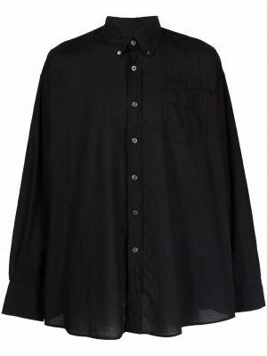 Camicia con bottoni con collo button down di piuma Our Legacy nero