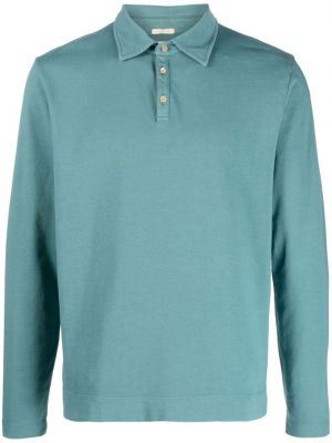 Medvilninis polo marškinėliai Massimo Alba mėlyna
