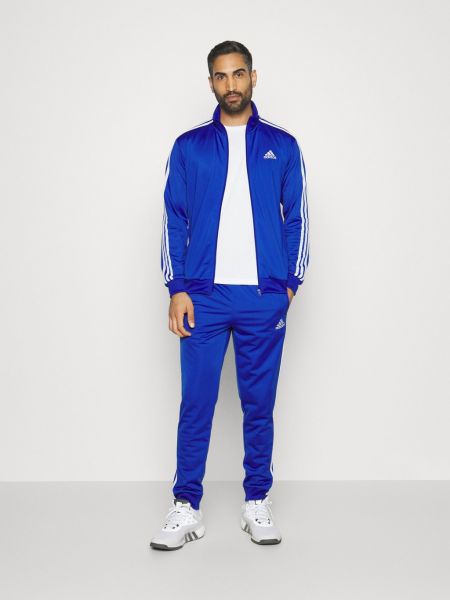 Спортивный костюм в полоску Adidas Sportswear синий