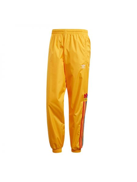 Повседневные спортивные штаны Adidas желтые