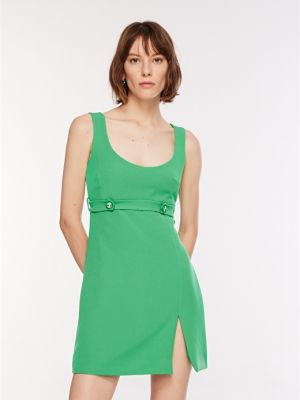 Платье мини Chiara Ferragni зеленое