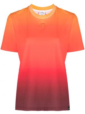 T-shirt aus baumwoll mit farbverlauf Courreges