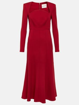 Midi haljina Roland Mouret crvena