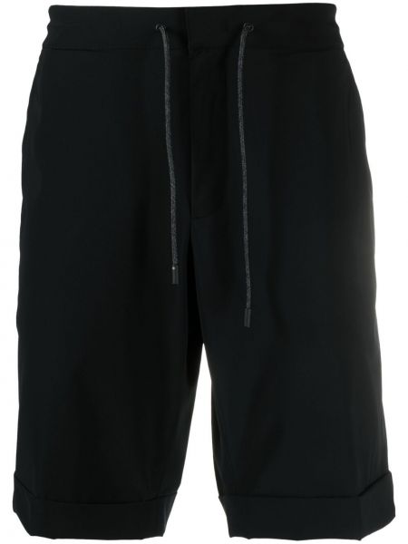 Pantalones cortos deportivos con cordones Z Zegna negro