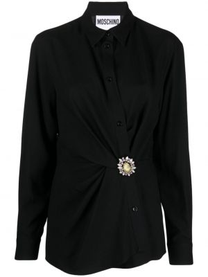 Košeľa Moschino čierna