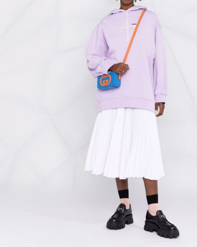 Sudadera con capucha Msgm violeta