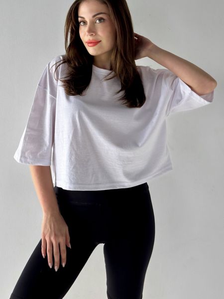 Oversize блуза Modagen бяло