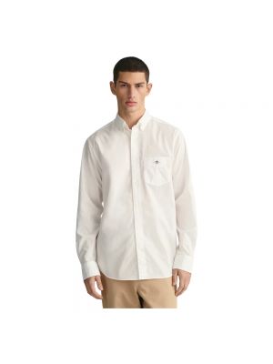 Haftowana koszula Gant biała