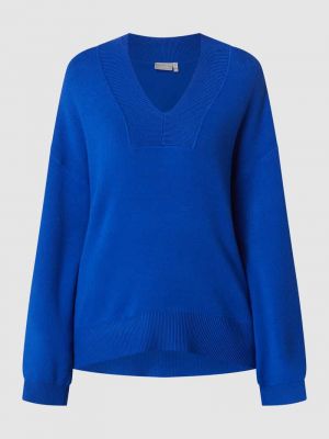 Sweter z wiskozy Fransa niebieski