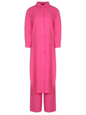 Льняной костюм Anneclaire розовый