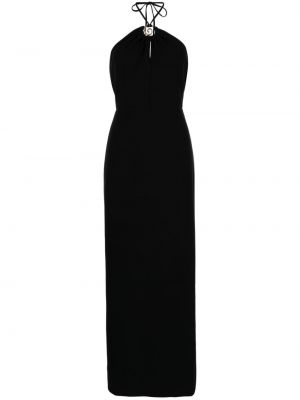 Krepové večerní šaty Staud černé