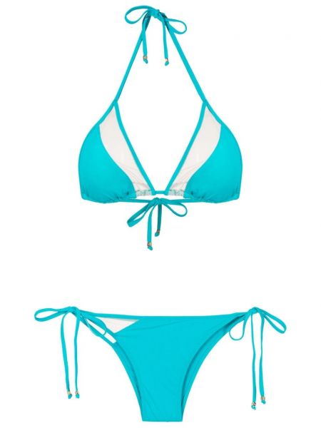 Bikini transparente Amir Slama albastru