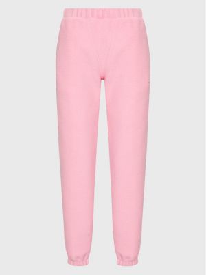 Relaxed fit sportinės kelnes Adidas rožinė