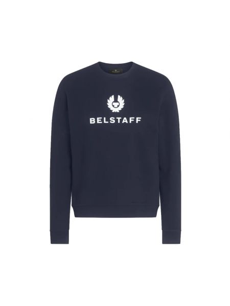 Sweatshirt mit rundhalsausschnitt Belstaff blau