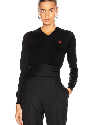 Sweter Comme Des Garcons Play - Сzarny