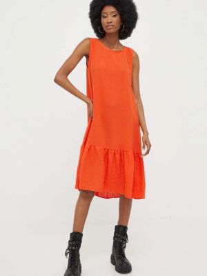 Rochie mini de in Answear Lab portocaliu