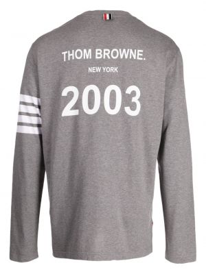 Triibuline puuvillased t-särk Thom Browne