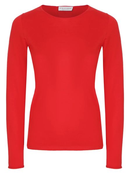Шерстяной свитер Le Tricot Perugia красный