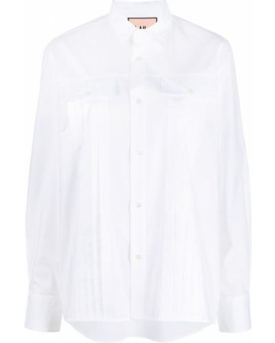 Camisa plisada Plan C blanco