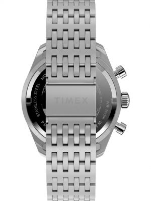 Часы с хронографом Timex серебряные