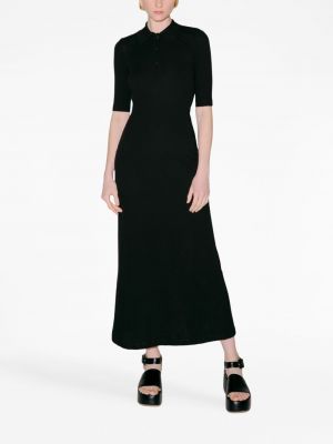 Kleid aus baumwoll Rosetta Getty schwarz