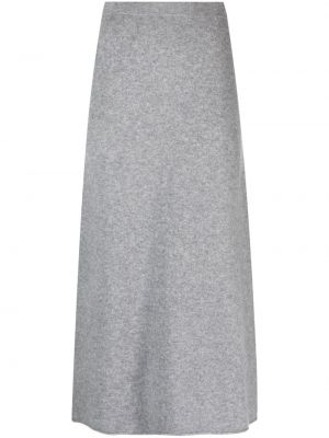 Midi sukňa Max & Moi sivá