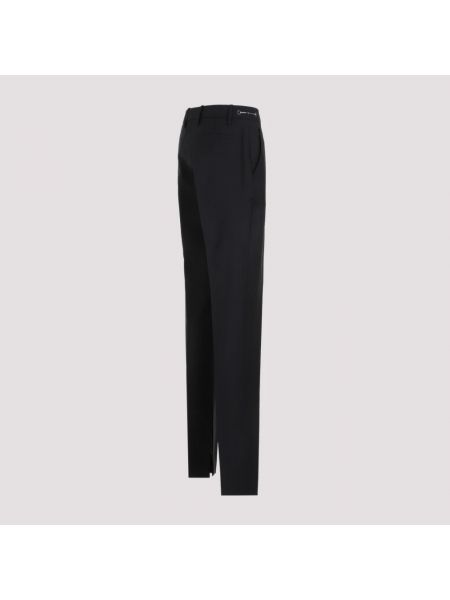 Pantalones de lana mohair Gucci negro