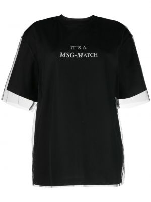 T-shirt Msgm svart