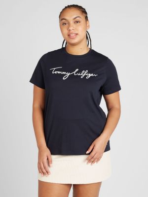 Majica Tommy Hilfiger Curve bela