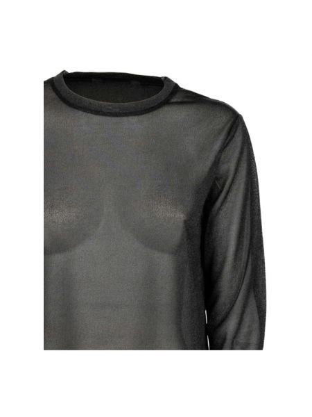 Blusa de tela jersey Max Mara negro