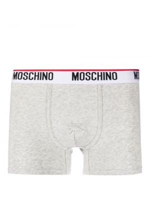 Boxerky jersey Moschino šedé