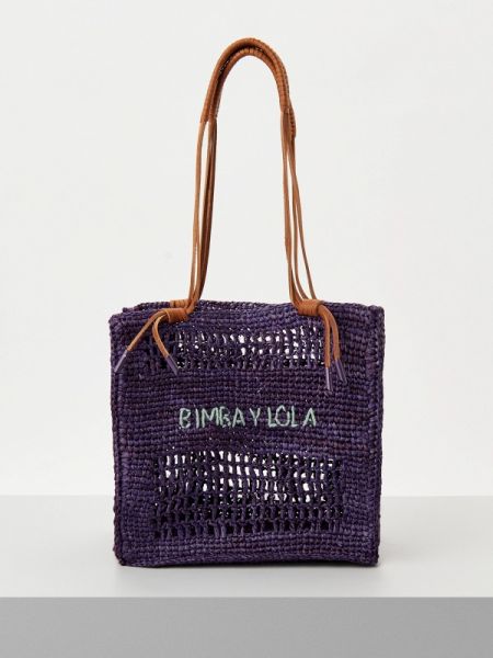 Пляжная сумка Bimba Y Lola фиолетовая