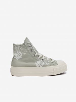Sneakers με πλατφόρμα Converse Chuck Taylor All Star πράσινο