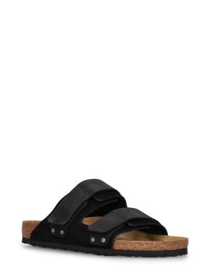 Zamšādas sandales Birkenstock melns