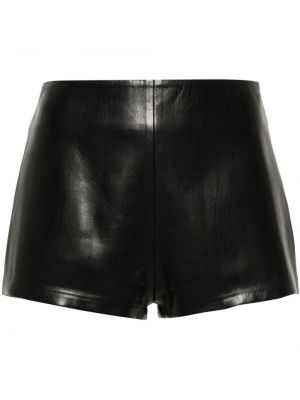 Shorts en cuir The Andamane noir