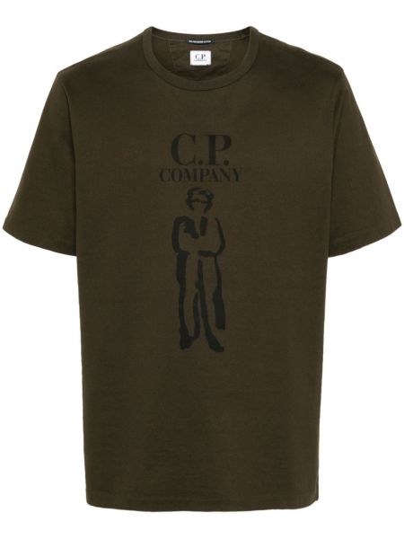 T-shirt aus baumwoll mit print C.p. Company