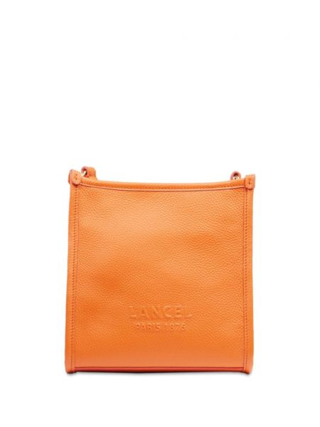 Læder taske Lancel orange