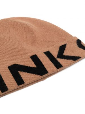 Mütze mit print Pinko braun