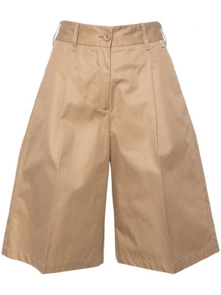 Shorts en coton Herno beige