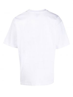 T-shirt mit print Market weiß