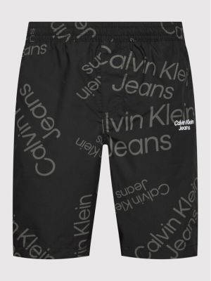 Spodenki sportowe Calvin Klein Jeans, сzarny
